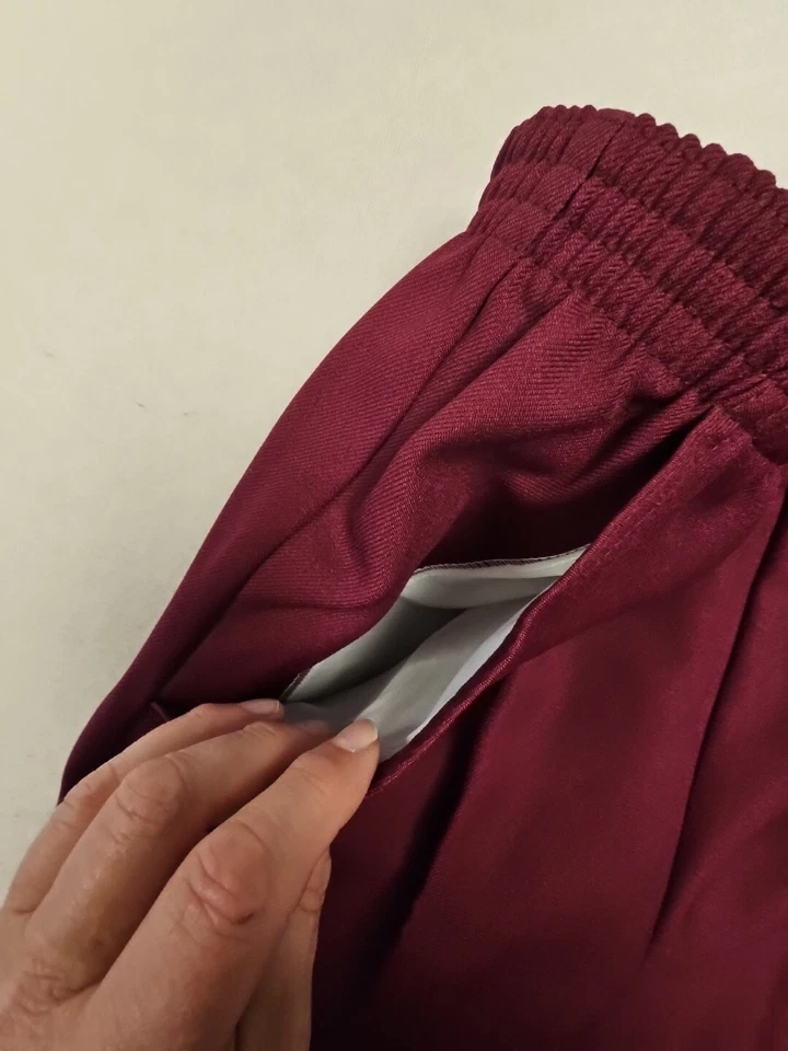 Donnkenny Visa Womens Wine  Pull On Pants Stretch Vintage 1985 Size 12 NWT - Image 4 of 4