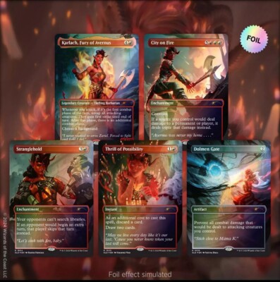 MTG Secret Lair x Dungeons & Dragons: Karlach's Rage - Rainbow Foil