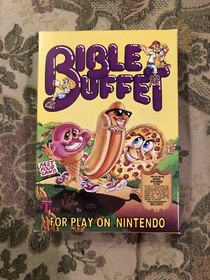 Bible Buffet (Nintendo Entertainment System NES) Authentic Box & Manual Minty !!