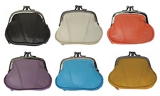 Genuine Leather Women's Coin Purse Change Holder Wallet   