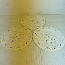 Chilton Toys Aluminum Specialty 54220 Vintage Dishes Floral 3 Pieces