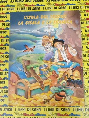 Book Book L'ISOLA DEL TESORO-LA CICALA E LA AMEISE Videokarte GED (RG3)