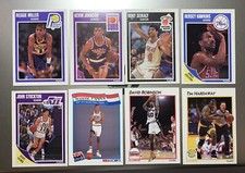 Vintage Basketball Card LOT (10) Stockton Miller Pippen 1989-90 Fleer RCs Etc