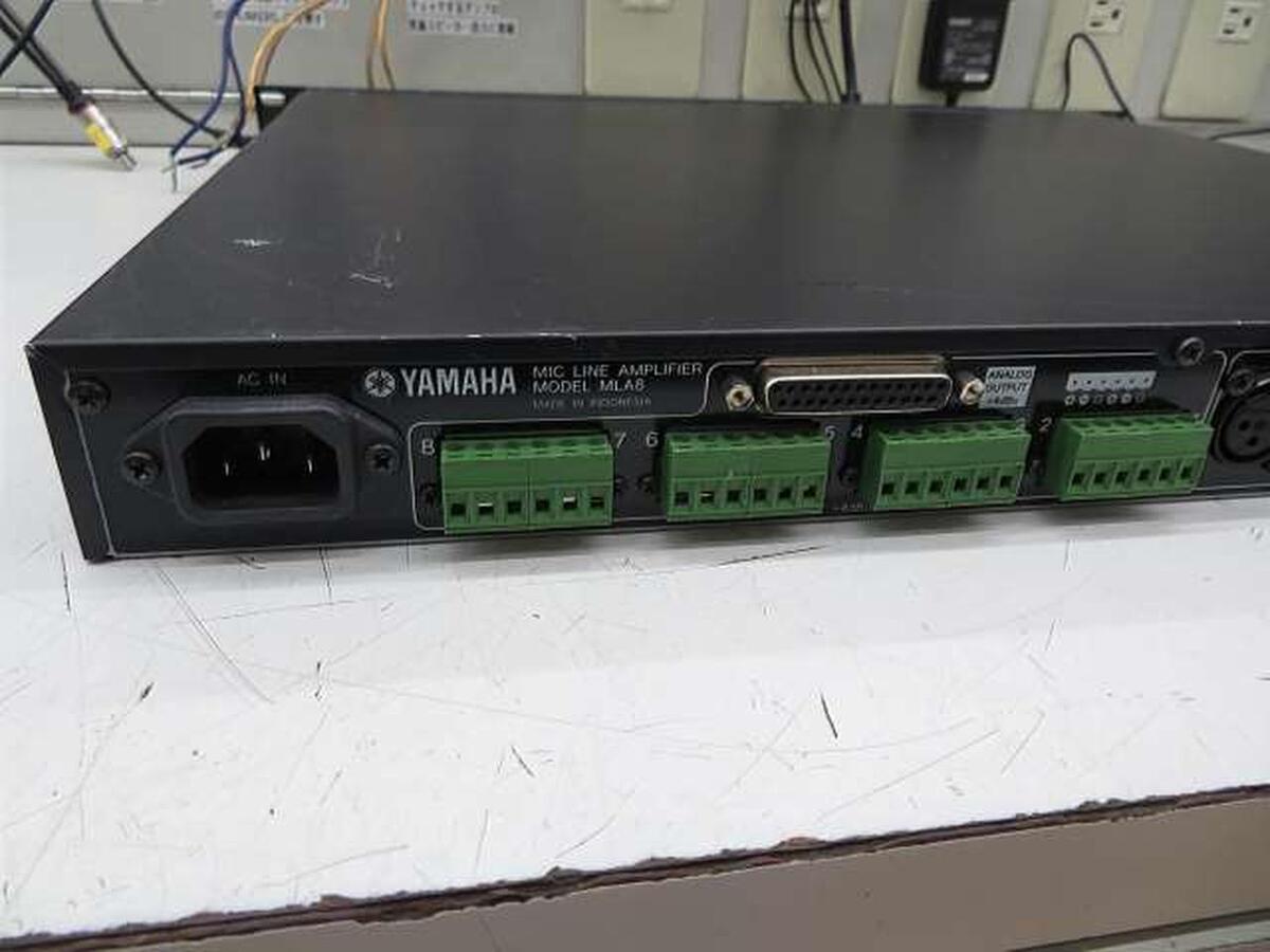 Yamaha MLA8 Mic Line Amplifier Microphone Preamplifier 8 Yamaha MLA8 Mic Line Amplifier Microphone Preamplifier 8
