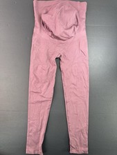 BLANQI Everyday Maternity Belly Support Leggings Purple Size XL