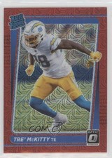 2021 Panini Donruss Optic Rated Rookie Red Mojo Prizm Tre' McKitty #284 n0c