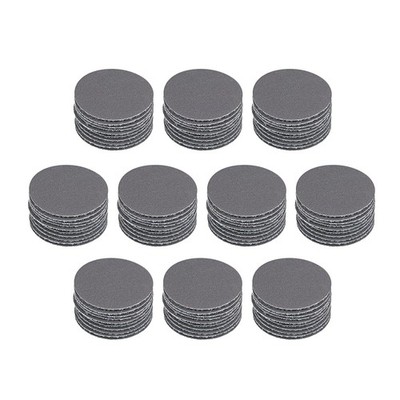 100 Pcs 1-Inch Hook and Loop Sanding Disc Wet / Dry Silicon Carbide 800 Grit