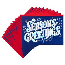 Hallmark Holiday Cards Season's Greetings 10 Cards with Envelopes