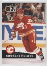 1991-92 Pro Set French Stephane Matteau #27 8a7