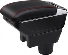 For Mitsubishi Attrage Mirage Arm Rest Center Organizer Console Storage Box