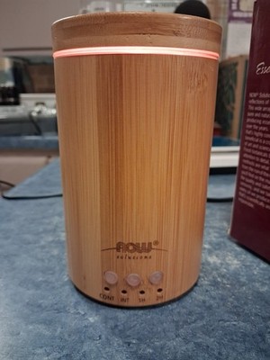 Now Solutions Essential Oil Diffuser Ultrasonic Real Bamboo Model 7521 (LED) 