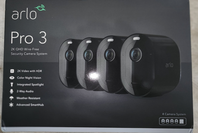 Arlo Pro Spotlight Camera Syste VMC4040P Wireless Security 2K