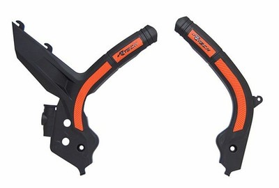 30864-RACETECH dual-material motorcycle frame protection compatible with KTM XC 300