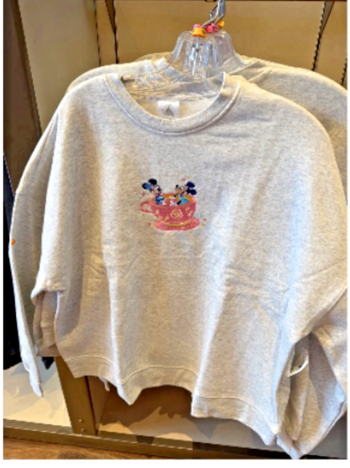 Disney Parks 2026 WDW Most Magical Day Ever Tea Cup Sweatshirt Size Small