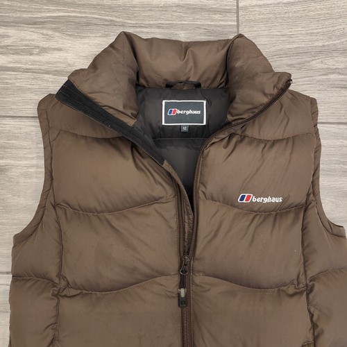 Berghaus Damengröße 12 UK braun Daunen 600 FÜLLUNG Weste Weste Körperwärmer - Bild 2 von 19