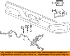 GM OEM 19-26 Acadia Rear Bumper Electrical Components-Park Sensor Ring 13598576