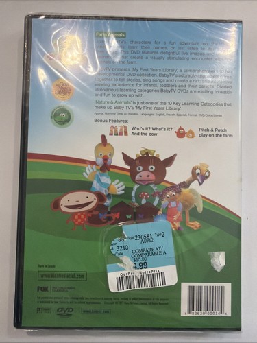 Baby Tv-Farm Animals - NEW SEALED - Picture 2 of 2