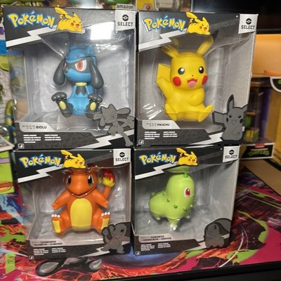 Jazwares Pokemon Select Series 4 Lot Of 4 Includes Pikachu- 4'' Vinyl Figure- New
