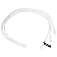 Alphacool 18727 White Plastic RGB Splitter Cable 4 Feet 600mm 1pc