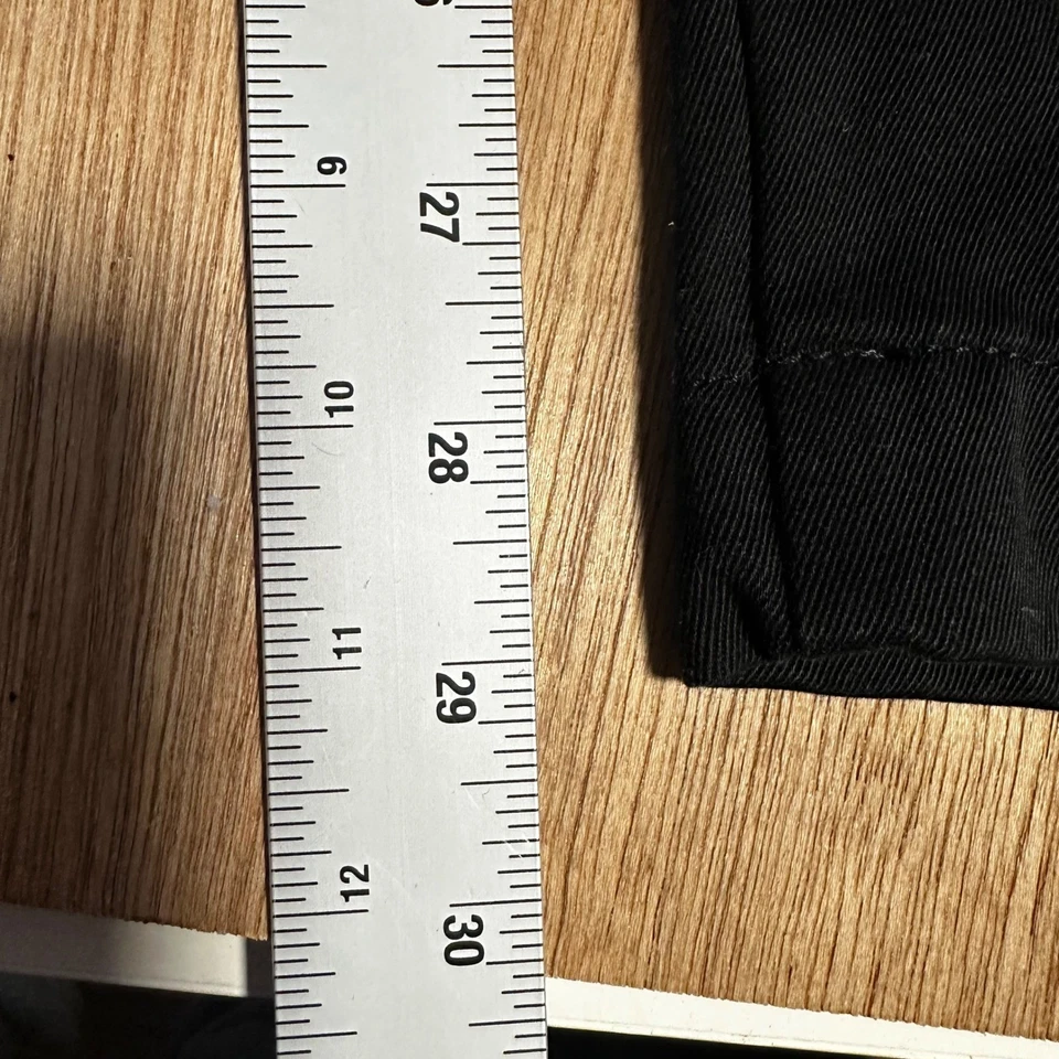 Pantalones chinos de trabajo Carhartt negros calce recto para hombre talla 30x30 Foto 2 de 4