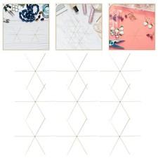 30 PCS Snowflake Wire Forms Beading DIY Ornaments Copper Crafting