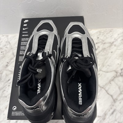 Womens Size 8.5 Nike Air Max Muse Black Metallic Silver' Women's