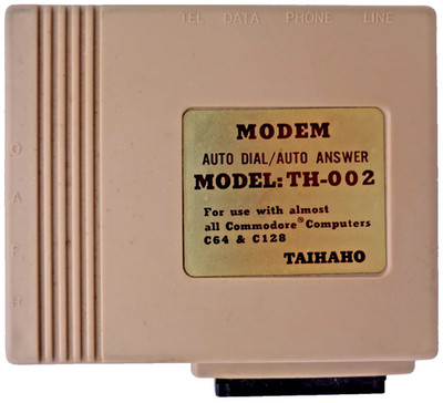 COMMODORE 64/128 -- MODEM MODEL: TH-002 (TAIHAHO)