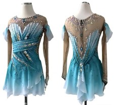 Y-55 Figure skating performance costume customization competition grading skirt