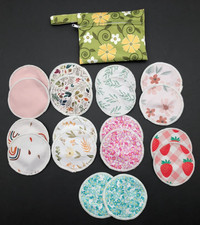 Reusable Washable Nursing Pads 9 pairs Pack A...
