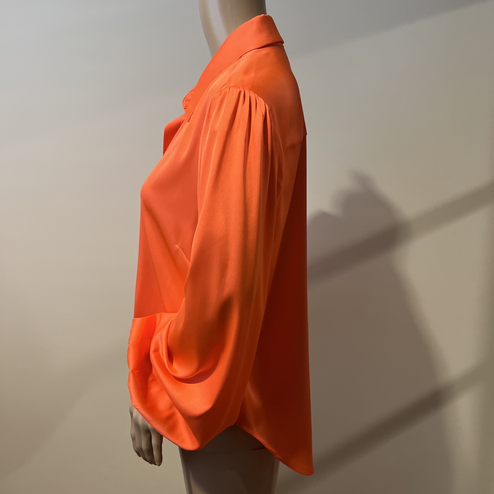 Generation Love Button Down Front Hem Tie Blouse … - image 2