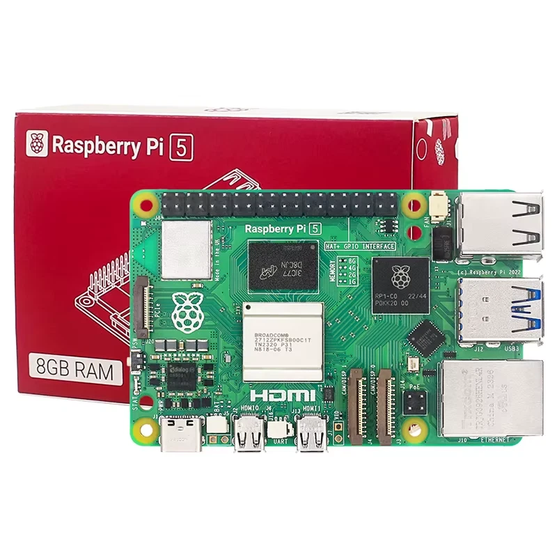 Official Raspberry Pi 5 16GB 8GB 4GB RAM BCM2712 Cortex-A76 2.4GHz LPDDR4X-4267 - Image 2 of 4
