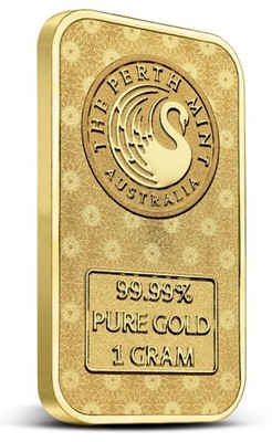 2025 Australia Perth Mint Lakshmi Diwali 1 Gram Gold Bar In Assay