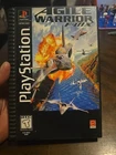 Agile Warrior F-111X Playstation 1 PS1  disc Long Box CIB