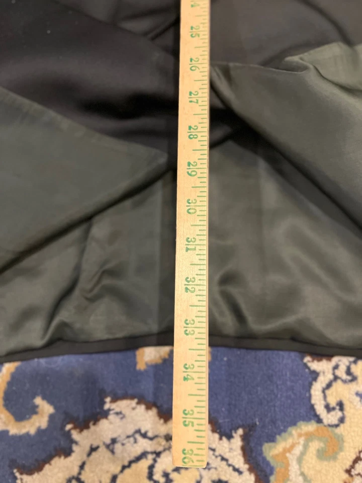 Blazer Esmoquin Ermenegildo Zegna De Colección Para Hombres 50 L Negro Mantón Cuello Doble Pecho Foto 2 de 4