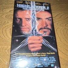 Hemdale Home Video Highlander 2: The Quickening VHS NTSC Sci-Fi 1991 Lambert Co…