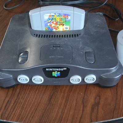 Nintendo 64 Gray Console w/ Controller & Super Mario 64