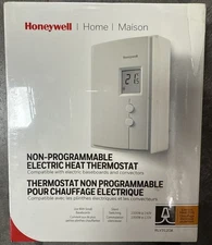 Honeywell Home RLV3120A Electric Baseboard Heating Digital Thermostat, Non Progr