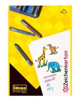 Idena - Zeichenkarton, Din A4, 20 Blatt, 190 G/M², 1 StüCk,