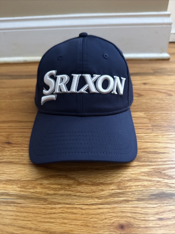 Srixon Golf Hat Structured Tour Cap Navy Blue SRX Adjustable OSFM