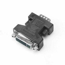 DVI-I Female Analog 24 5 To VGA Male 15-pin Connector Adapter Video Monitor