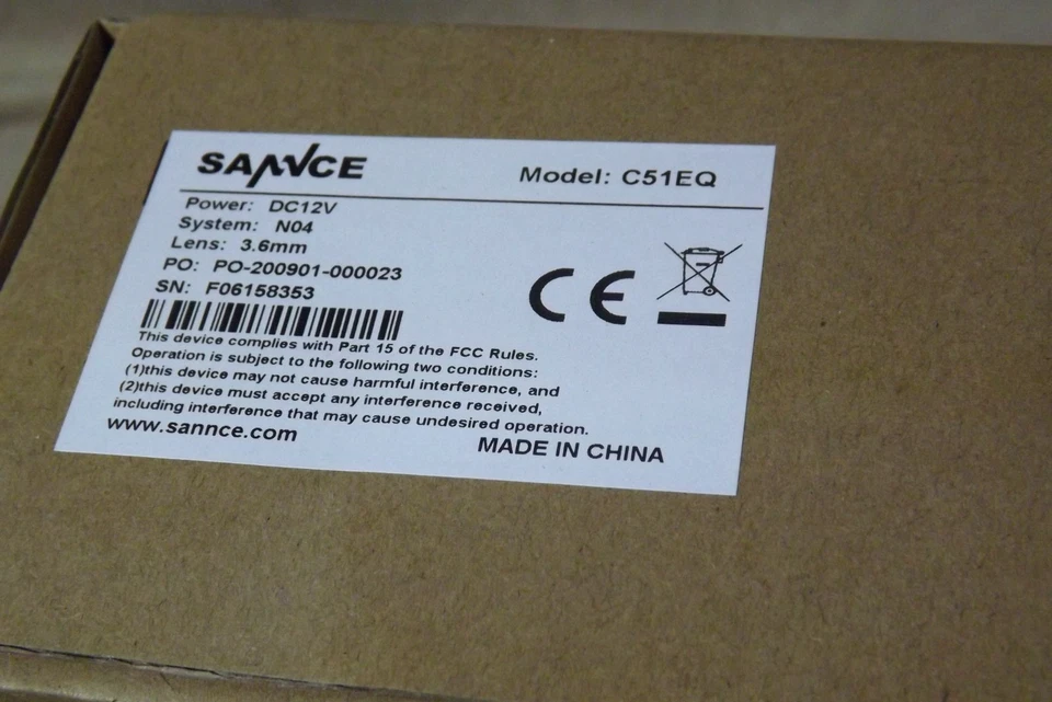 Sannce 2MP Turbo HD Bullet Camera - White C51EQ - Image 2 of 3