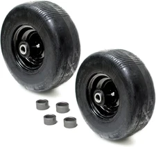 2PK Front Solid Tire Assembly Puncture Proof No Flat 11X4X5 Replacement for Wrig