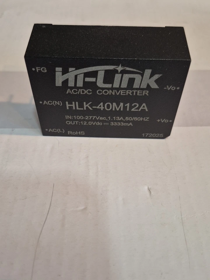 Módulo de fuente de alimentación HLK-4M12A AC-DC 100-277 a 12V 3W Buck Step Down Convertir Foto 2 de 3