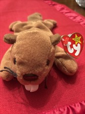 bucky the beaver beanie baby With Tag Errors