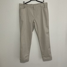 Adidas Herren Go-To 5 Pocket Tapered Fit Golfhose, transparent braun, Größe 40 W x 32 L