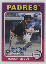 2024 Topps Heritage High Number Real One Auto Mason McCoy #ROA-MM Auto 05ja