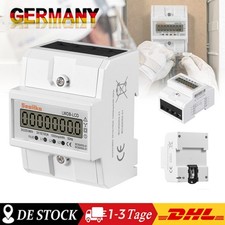 Drehstromz&auml;hler geeicht f&uuml;r DIN Hutschiene + 5-100A 230/400V 3 Phasen 4 Draht DE
