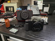 Sony ZV-1 Compact Digital Camera Black 20MP 4K Video 2.7x Optical Zoom