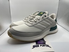 Adidas S2G Leather 24 Spikeless Golf Shoes Men's Multi Size IH8522 Green Yellow