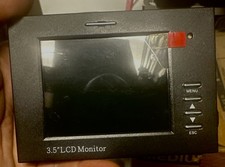 3.5" Scope Tap Gun Rifle PORTABLE LCD 4AA BATTERY BACK 1/4"-20 Pro Video Monitor